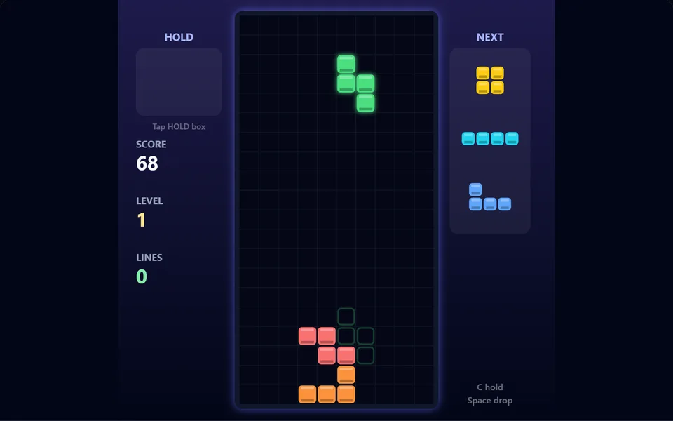 Block Drop gameplay