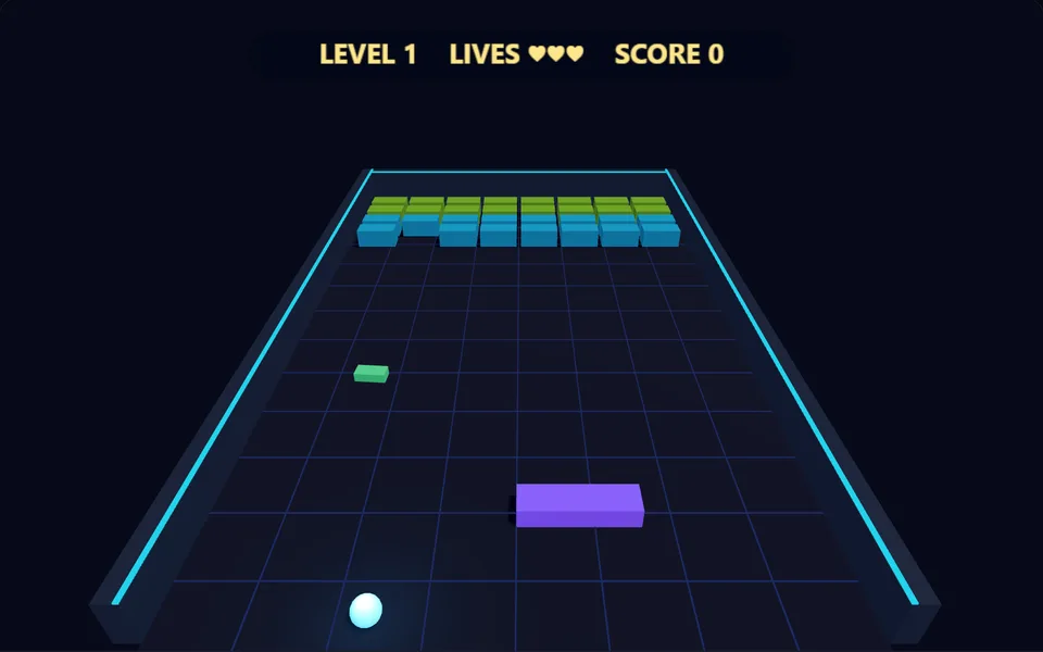 Brick Breaker 3D gameplay